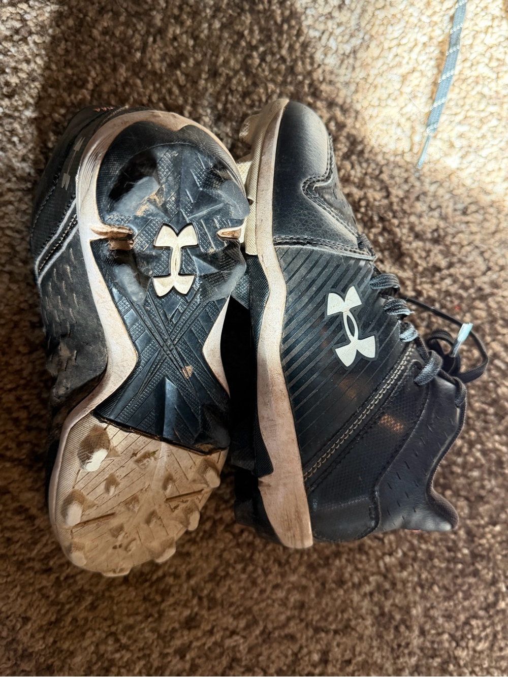 Under Armour Kids' Black Athletic Baseball Cleats